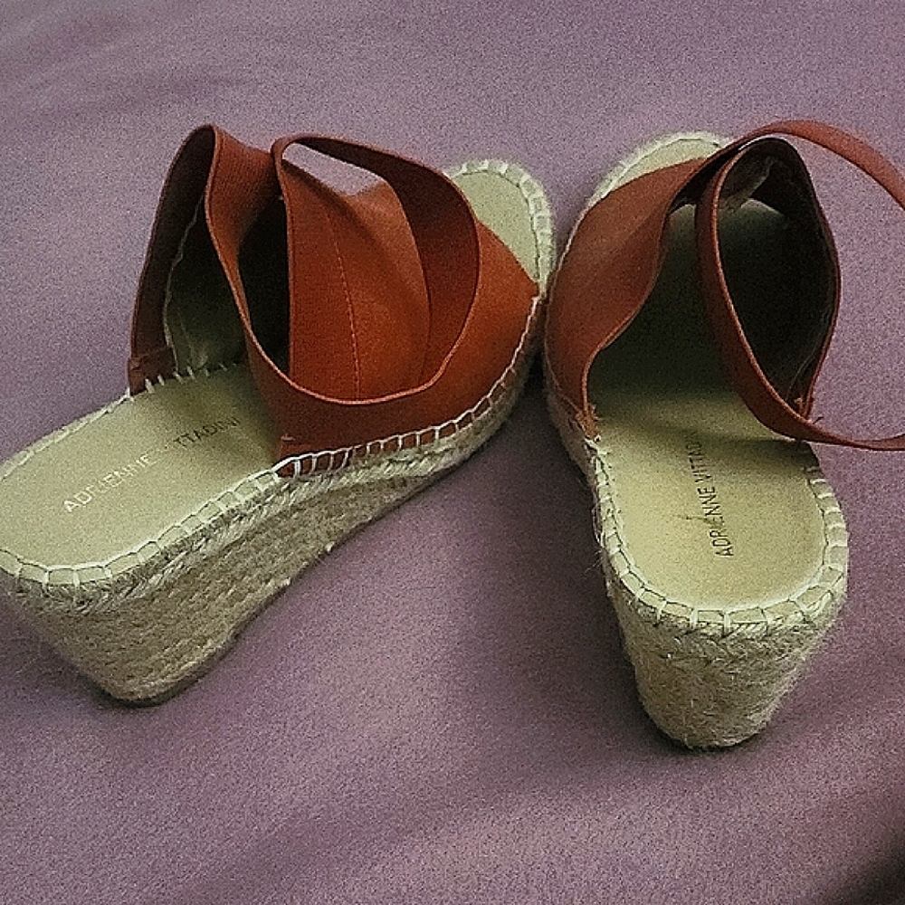 Adrienne Tan Espadrilles with Rope Sole